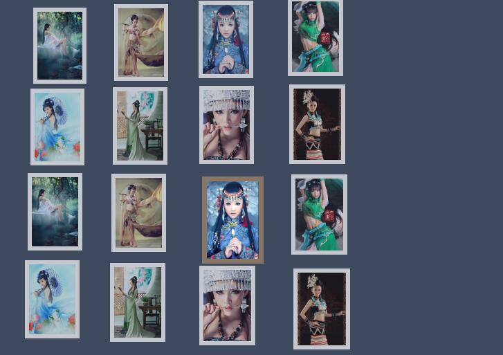 响应式3D照片墙展示js特效源码-A8源码网