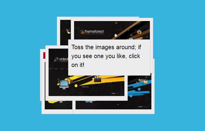 图片可任意拖动并带有滑动效果源码的JS特效源码-A8源码网