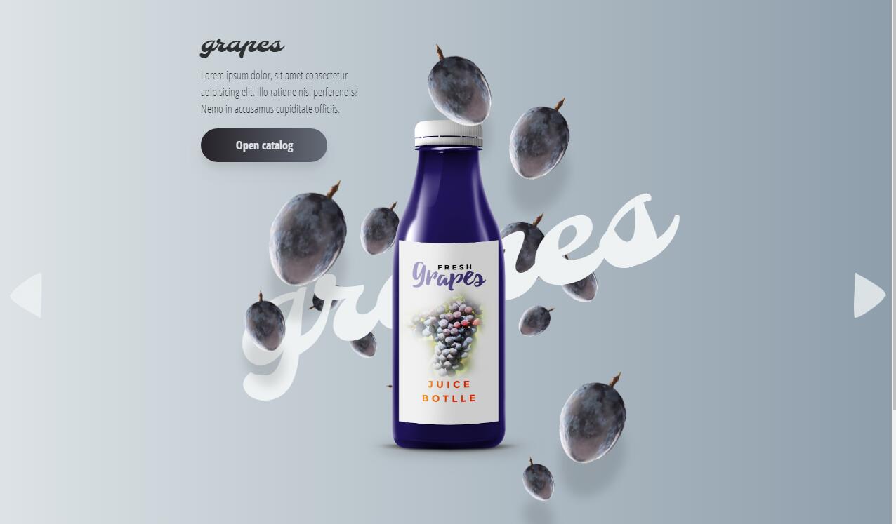 基于Anime.js插件全屏响应式图片视差切换特效源码-A8源码网