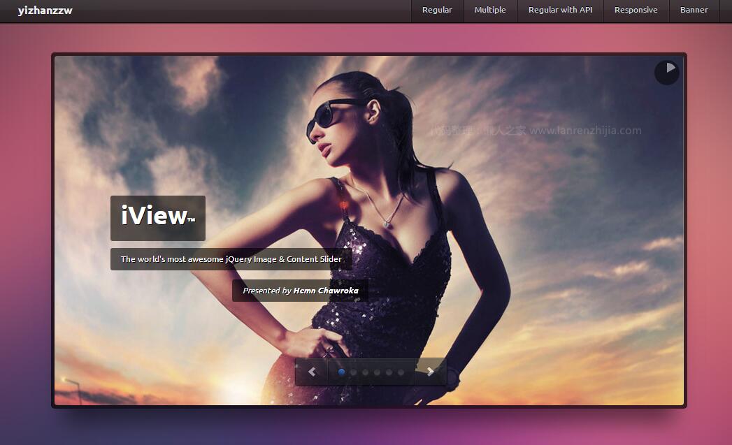 多款比较cool的幻灯片切换效果源码-A8源码网
