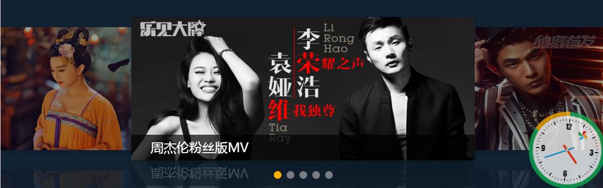 带时钟的jQuery+CSS3幻灯片自动轮播特效源码-A8源码网