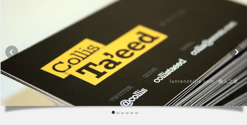 当前较为流行的左右简单滑块幻灯片-A8源码网