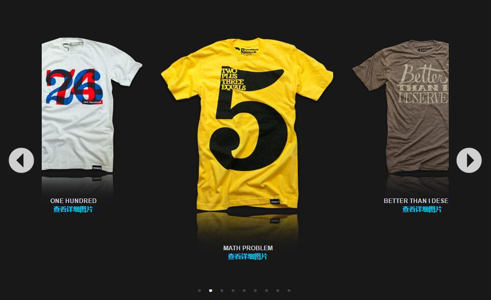 支持键盘控制的左右切换立体式图片轮播效果源码-A8源码网