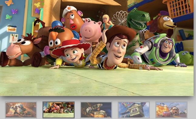 纯css3带缩略图焦点图淡入淡出切换特效源码-A8源码网