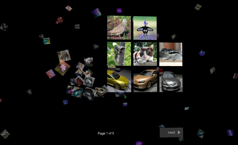 超酷全屏显示的3D FLASH画廊源代码-A8源码网