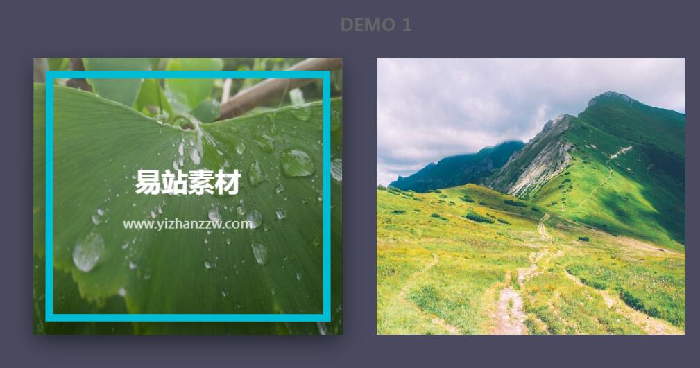 非常酷的jQuery鼠标滑过图片3D展示图片文字特效源码-A8源码网