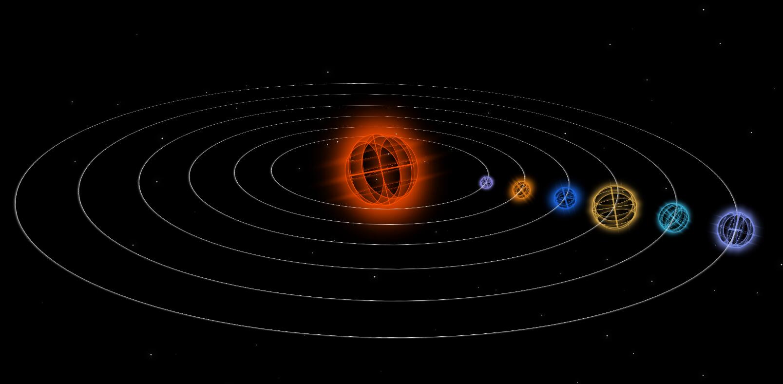 图片[1]-css3模拟3D行星运转效果图代码-A8源码网