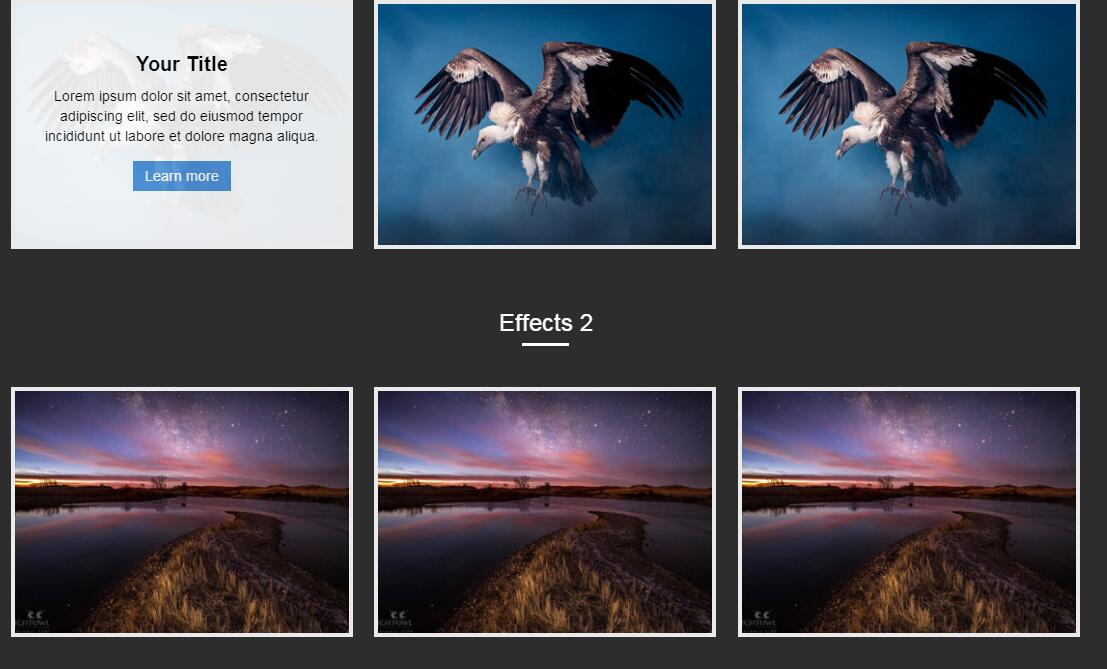 图片[1]-多款炫酷鼠标悬停图文动画样式效果代码-A8源码网
