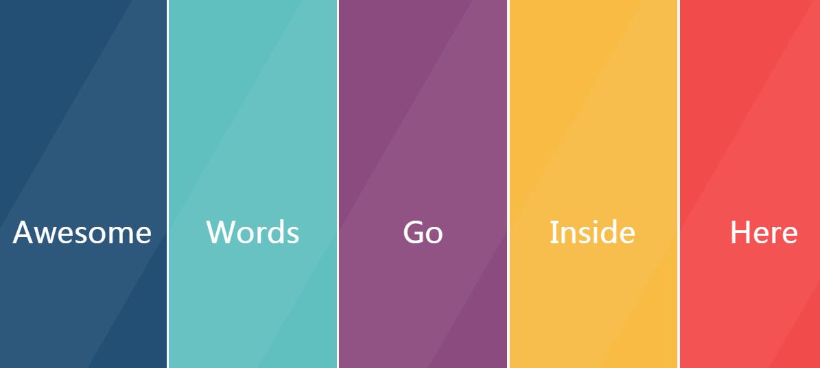 图片[1]-jquery+css3全屏手风琴效果代码-A8源码网