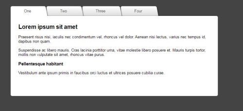 纯CSS3实现的tab标签源码-A8源码网