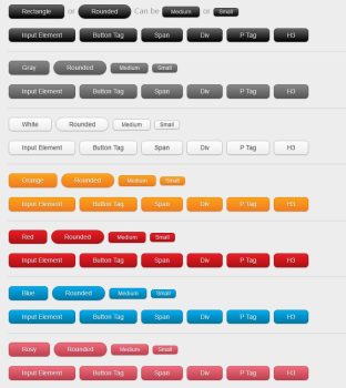 纯CSS3圆角按钮代码-A8源码网