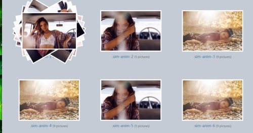 纯css3实现鼠标悬停后图片散开动画特效代码-A8源码网