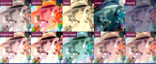 纯CSS3图片滤镜效果代码-A8源码网