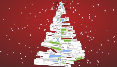 css3简洁动感旋转圣诞树效果代码-A8源码网