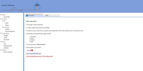可打开关闭的tab选项卡-A8源码网