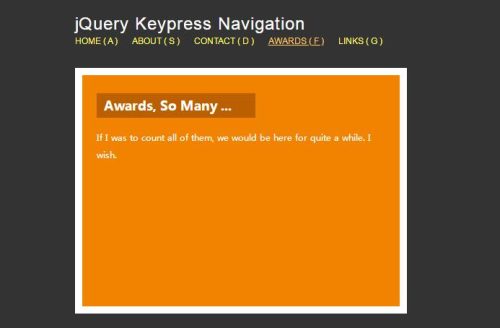 Keypress选项卡tab标签类型导航菜单源码-A8源码网