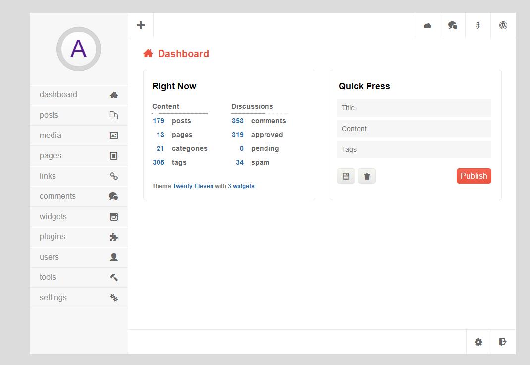 图片[1]-纯css3制作的后台管理面板源码-A8源码网