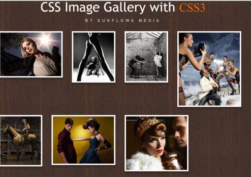 一个CSS3画廊相册代码-A8源码网