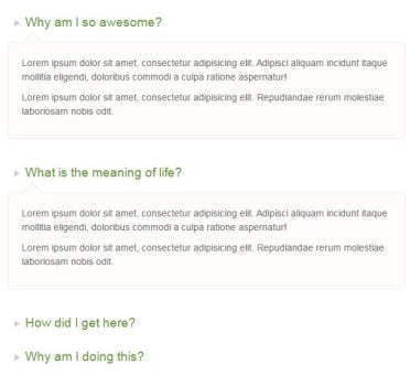 可展开收起的问答FAQs手风琴切换特效源码-A8源码网