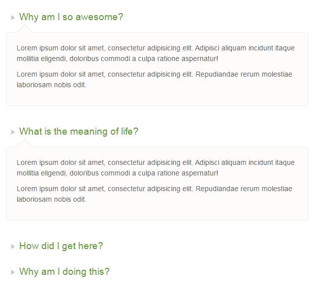 图片[1]-可展开收起的问答FAQs手风琴切换特效源码-A8源码网