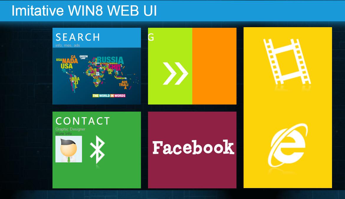 图片[1]-jquery+css3实现WIN8风格幻灯片平面切换效果代码-A8源码网