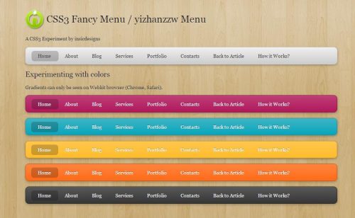 jquery和css3定义滑动导航菜单代码-A8源码网