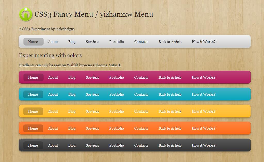图片[1]-jquery和css3定义滑动导航菜单代码-A8源码网