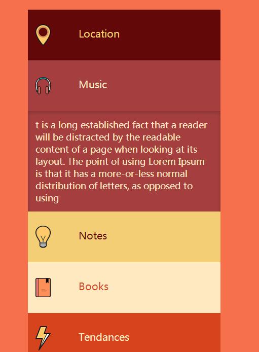 图片[1]-大气美观扁平风格垂直手风琴代码-A8源码网