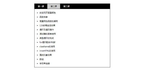 js简易选项卡特效源码-A8源码网