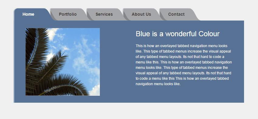 图片[1]-纯css半圆角tab标签切换代码-A8源码网