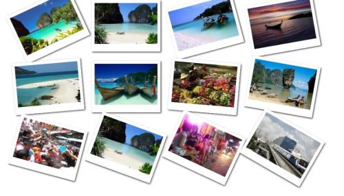 HTML5实现倾斜图片墙效果代码-A8源码网