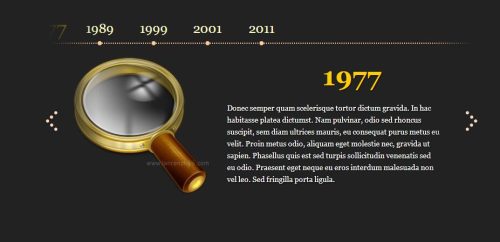 时间轴tab标签切换和水平切换幻灯片效果源码-A8源码网