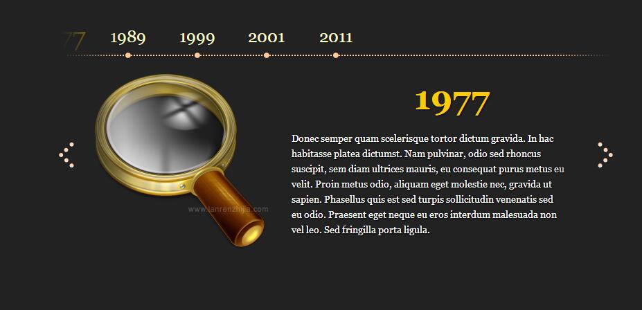 图片[1]-时间轴tab标签切换和水平切换幻灯片效果源码-A8源码网