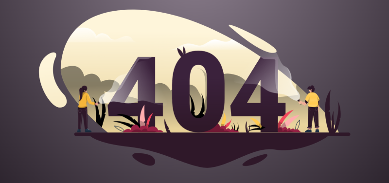 灰色系动态404错位页面源码-A8源码网