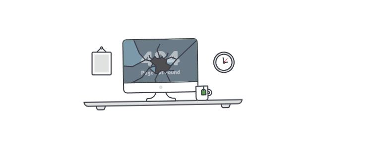 动态加载电脑桌面显示404错误页HTML源码-A8源码网
