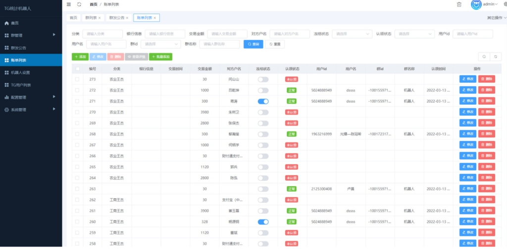 图片[1]-telegram统计机器人源码TG记账群发机器源码-TG自动记账全开源版本-A8源码网