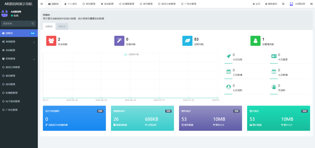 图片[4]-游戏在线试玩导航系统源码+搭建教程-A8源码网