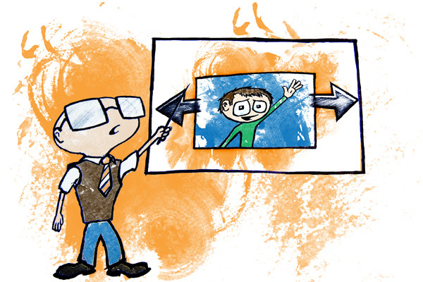 Artist's interpretation of article headline